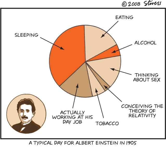 Typical Day For Einstein